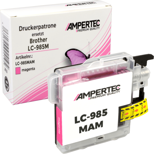 Kompatible Tinte ersetzt Brother LC-985M magenta