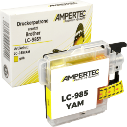 Kompatible Tinte ersetzt Brother LC-985Y yellow