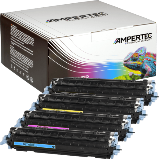 4 Kompatible Toner ersetzt HP Q6000A-03A 124A Multipack KCMY