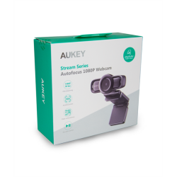 Aukey PC-LM3 Stream Series Autofocus Full HD Webcam with 1/3-CMOS Sensor black