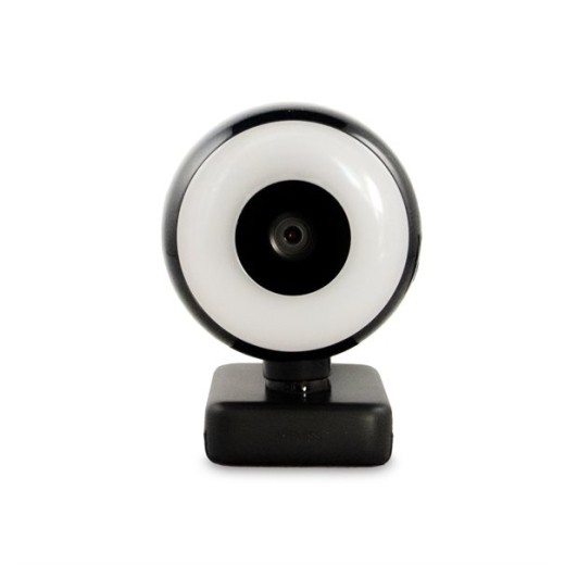 WEMISS CM-A2 Stream Series with Ring Light Full HD Webcam with 1/3-CMOS Sensor black