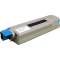 Kompatibler Toner ersetzt Oki 43381907 cyan