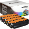 4 Kompatible Toner ersetzt HP CC530A-33A 304A Multipack KCMY