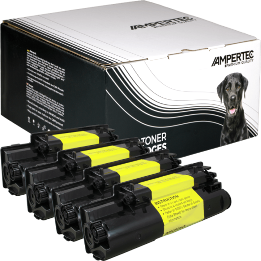 4 Kompatible Toner ersetzt Kyocera TK-340 Multipack schwarz
