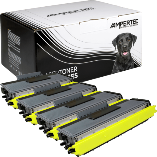 4 Kompatible Toner XL ersetzt Brother TN-3280 Multipack schwarz