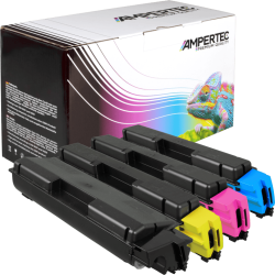 4 Kompatible Toner ersetzt Kyocera TK-590 Multipack KCMY