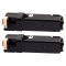 2 Kompatible Toner ersetzt Dell 593-11035 899WG Doppelpack schwarz