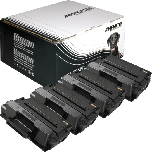4 Kompatible Toner ersetzt HP MLT-D205L/ELS Multipack schwarz