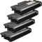 4 Kompatible Toner JUMBO XL ersetzt Brother TN-2010 Multipack schwarz