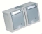 HHG SCHUKO-Steckdose 90591088-DE FR-Aufputz IP54 waagrecht