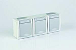 HHG SCHUKO-Steckdose 90591498-DE FR-Aufputz IP54 waagrecht