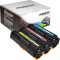 3 Kompatible Toner ersetzt HP CF370AM 305A Multipack CMY