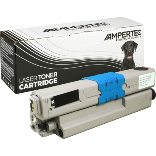 Kompatibler Toner XL ersetzt Oki 44973536 schwarz