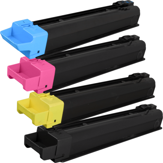 4 Kompatible Toner ersetzt Utax 652511010 11 14 16 Multipack KCMY