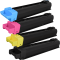 4 Kompatible Toner ersetzt Utax 652511010 11 14 16 Multipack KCMY