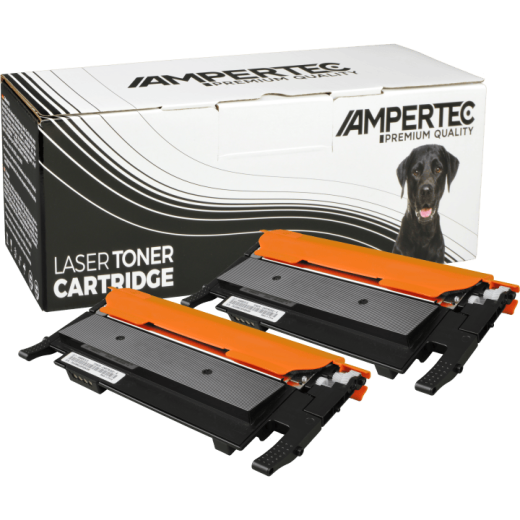 2 Kompatible Toner ersetzt HP CLT-P406B/ELS SU374A Doppelpack schwarz