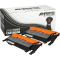 2 Kompatible Toner ersetzt HP CLT-P406B/ELS SU374A Doppelpack schwarz