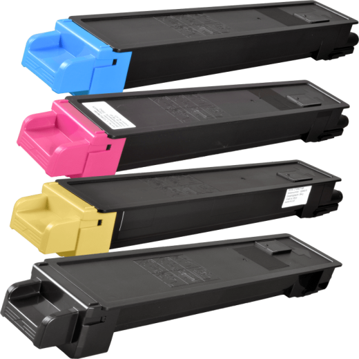 4 Kompatible Toner ersetzt Kyocera TK-8315 Multipack KCMY