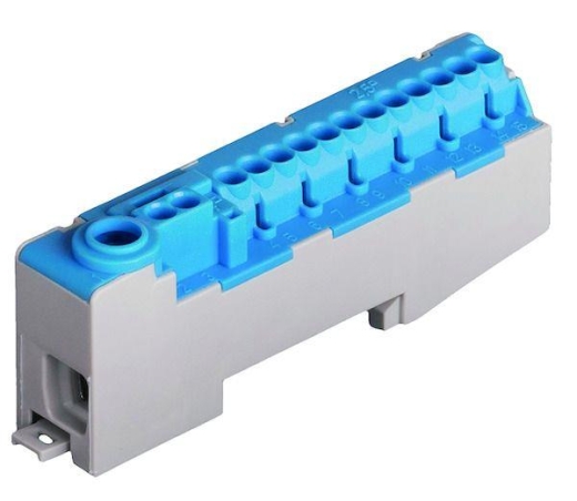 PROTEC.CLASS BEFESTIGUNGSMATERIAL Nullleiterklemme PNLKS 15 mit 15 Klemmen