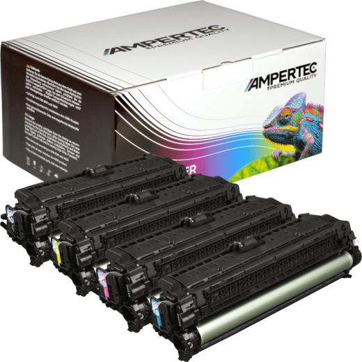4 Kompatible Toner ersetzt HP CE340A-43A 651A Multipack KCMY