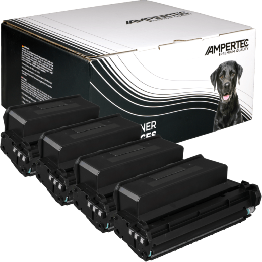 4 Kompatible Toner ersetzt HP MLT-D204L/ELS Multipack schwarz