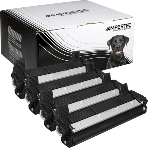 4 Kompatible Toner XL ersetzt Brother TN-1050 Multipack schwarz