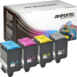 4 Kompatible Toner ersetzt Sharp MX-C30GT Multipack KCMY