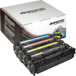 4 Kompatible Toner ersetzt HP CF380X+CF381A-83A 312X 312A...