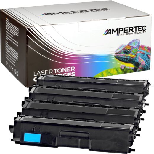 4 Kompatible Toner ersetzt Brother TN-900 Multipack KCMY