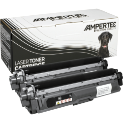 2 Kompatible Toner ersetzt Brother TN-242BK Doppelpack...