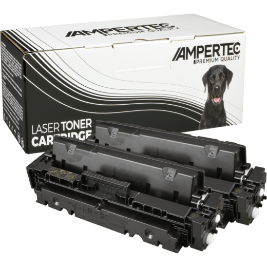 2 Kompatible Toner ersetzt HP CF410XD 410X Doppelpack schwarz