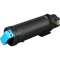 Kompatibler Toner ersetzt Dell 593-BBSC WG4T0 cyan