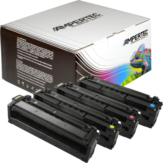 4 Kompatible Toner ersetzt HP CLT-503L Multipack KCMY