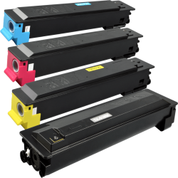 4 Kompatible Toner ersetzt Kyocera TK-5195 Multipack KCMY