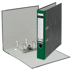 1050 Ordner Pappe A4 Wolkenmarmor, 52 mm, grün