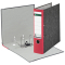 1080 Ordner Pappe A4 Wolkenmarmor, 80 mm, rot