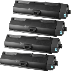 4 Kompatible Toner ersetzt Kyocera TK-1160 Multipack schwarz