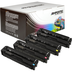 4 Kompatible Toner ersetzt Canon 045H Multipack KCMY