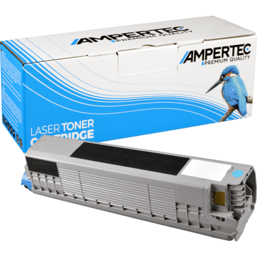 Kompatibler Toner ersetzt Oki 47095703 cyan