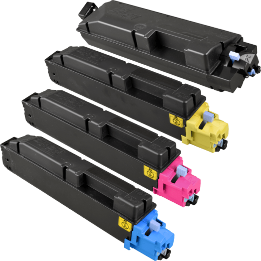 4 Kompatible Toner ersetzt Kyocera TK-5345 Multipack KCMY