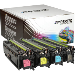 4 Kompatible Toner ersetzt HP W2120X-23X 212X Multipack KCMY