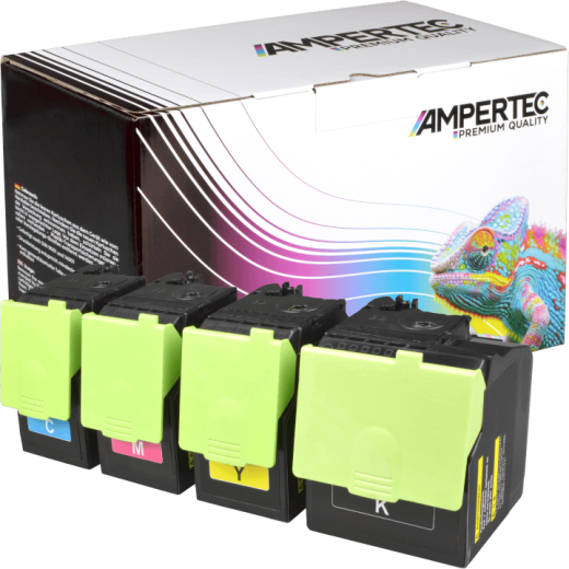 4 Kompatible Toner ersetzt Xerox 006R04356-59 Multipack KCMY