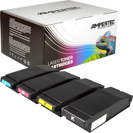4 Kompatible Toner ersetzt Oki 09006127-30 Multipack KCMY