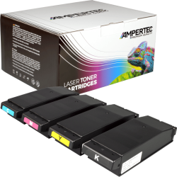 4 Kompatible Toner ersetzt Oki 09006127-30 Multipack KCMY