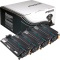 4 Kompatible Toner ersetzt Canon 070H Multipack schwarz