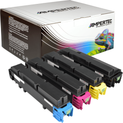 4 Kompatible Toner ersetzt Kyocera TK-5370 Multipack KCMY