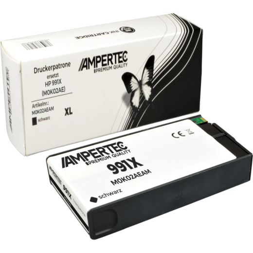 Kompatible Tinte ersetzt HP M0K02AE 991X schwarz
