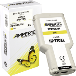 Kompatible Tinte ersetzt HP P2V70A 730 yellow