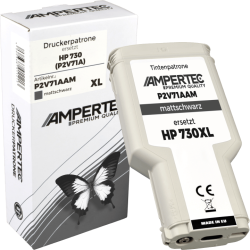 Kompatible Tinte ersetzt HP P2V71A 730 matte black