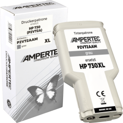 Kompatible Tinte ersetzt HP P2V72A 730 grau